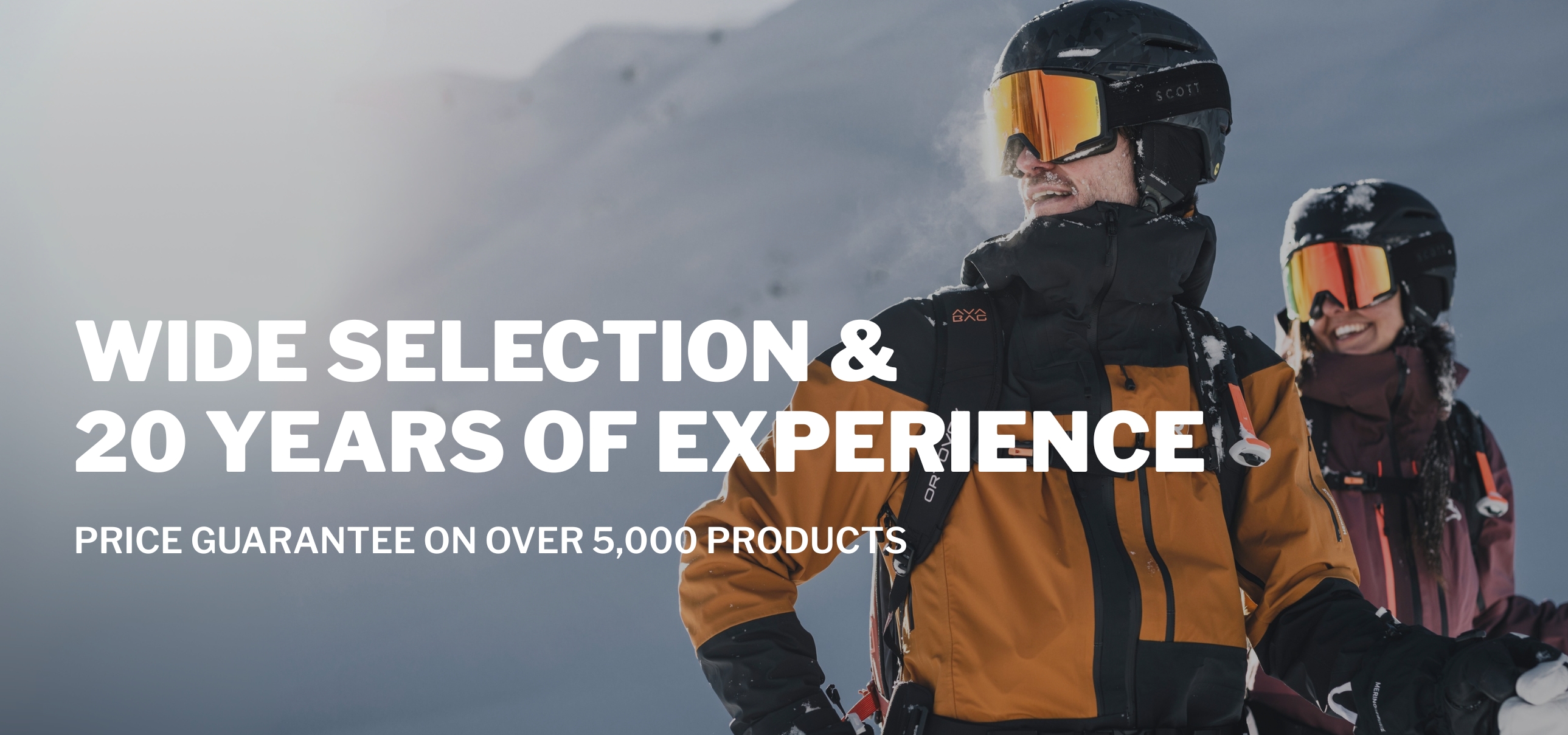 Skiwear from popular brands