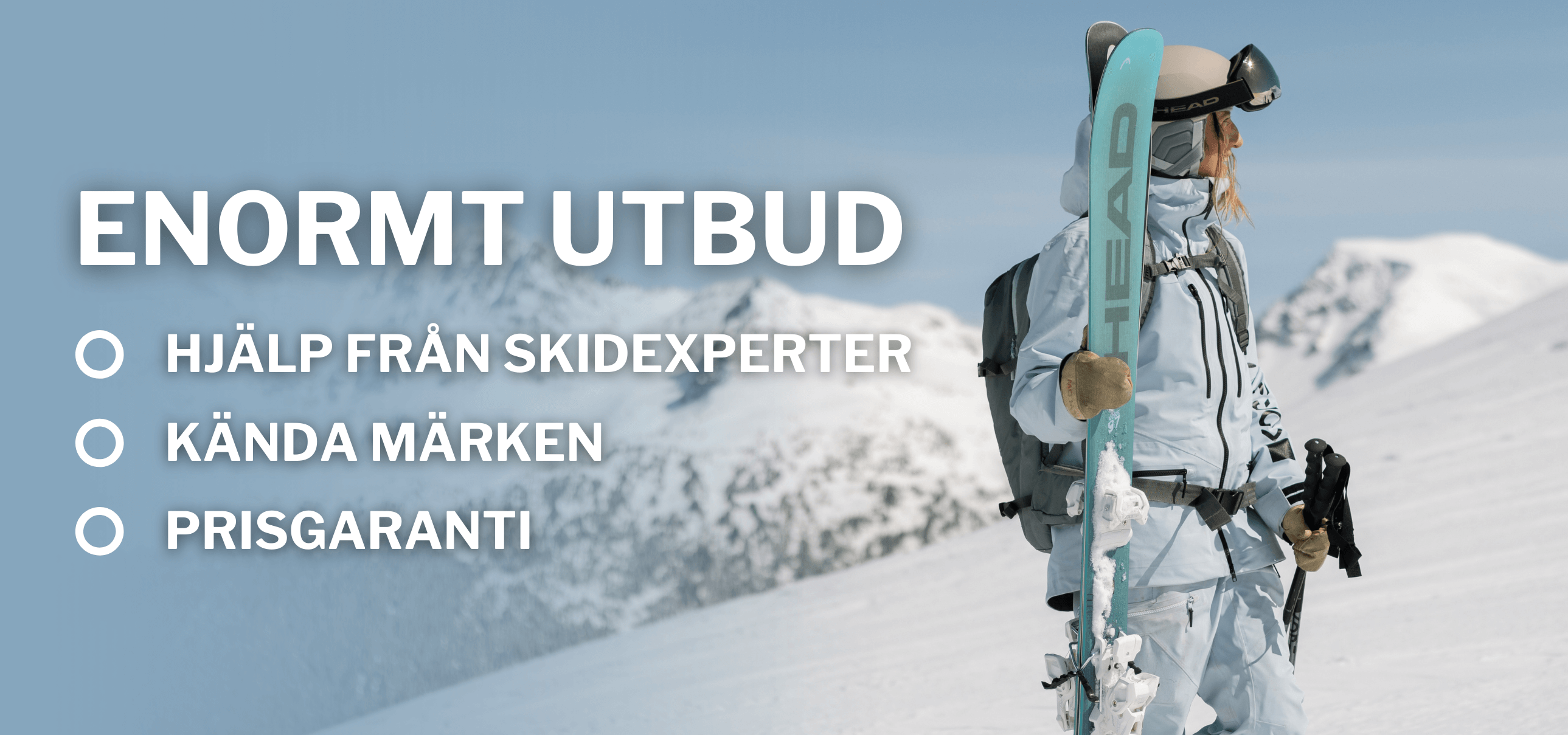 Skidkläder och skidutrustning