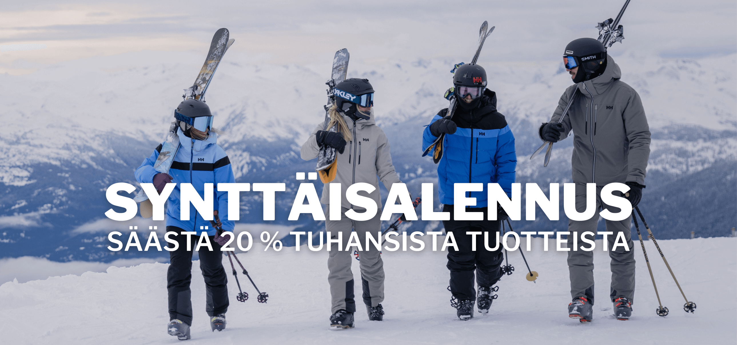 Lasketteluvaatteet suosituilta tuotemerkeiltä