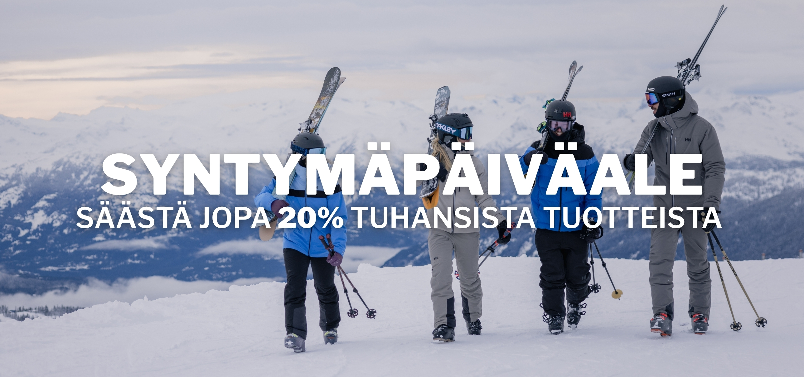 Lasketteluvaatteet suosituilta tuotemerkeiltä