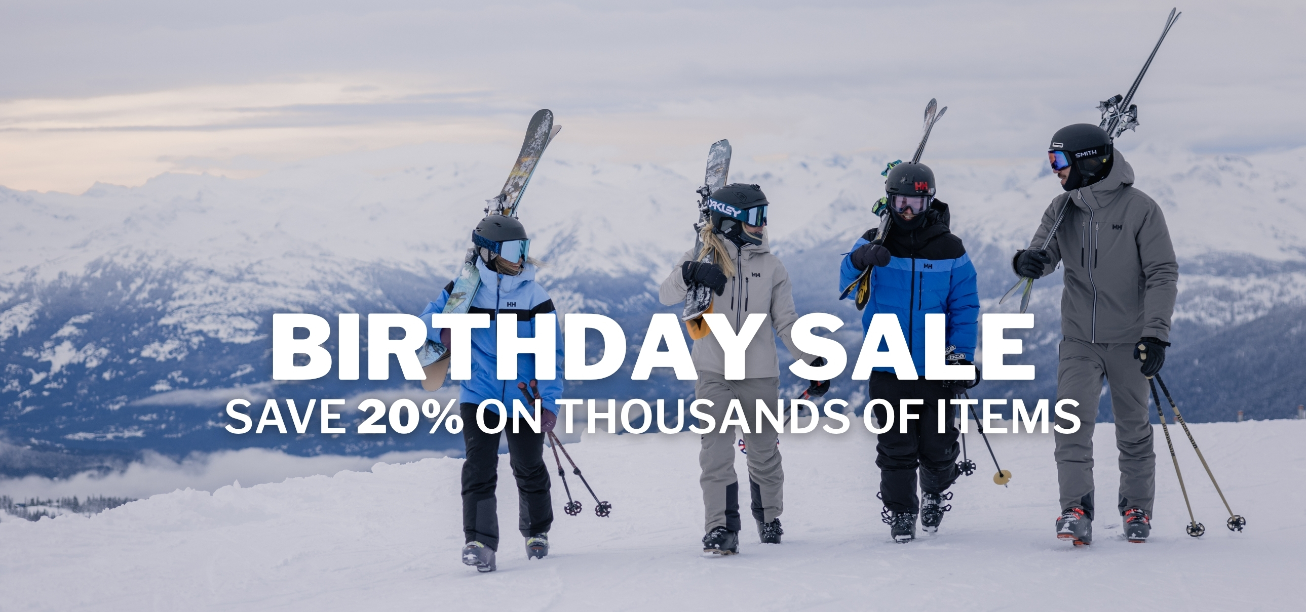 Skiwear from popular brands